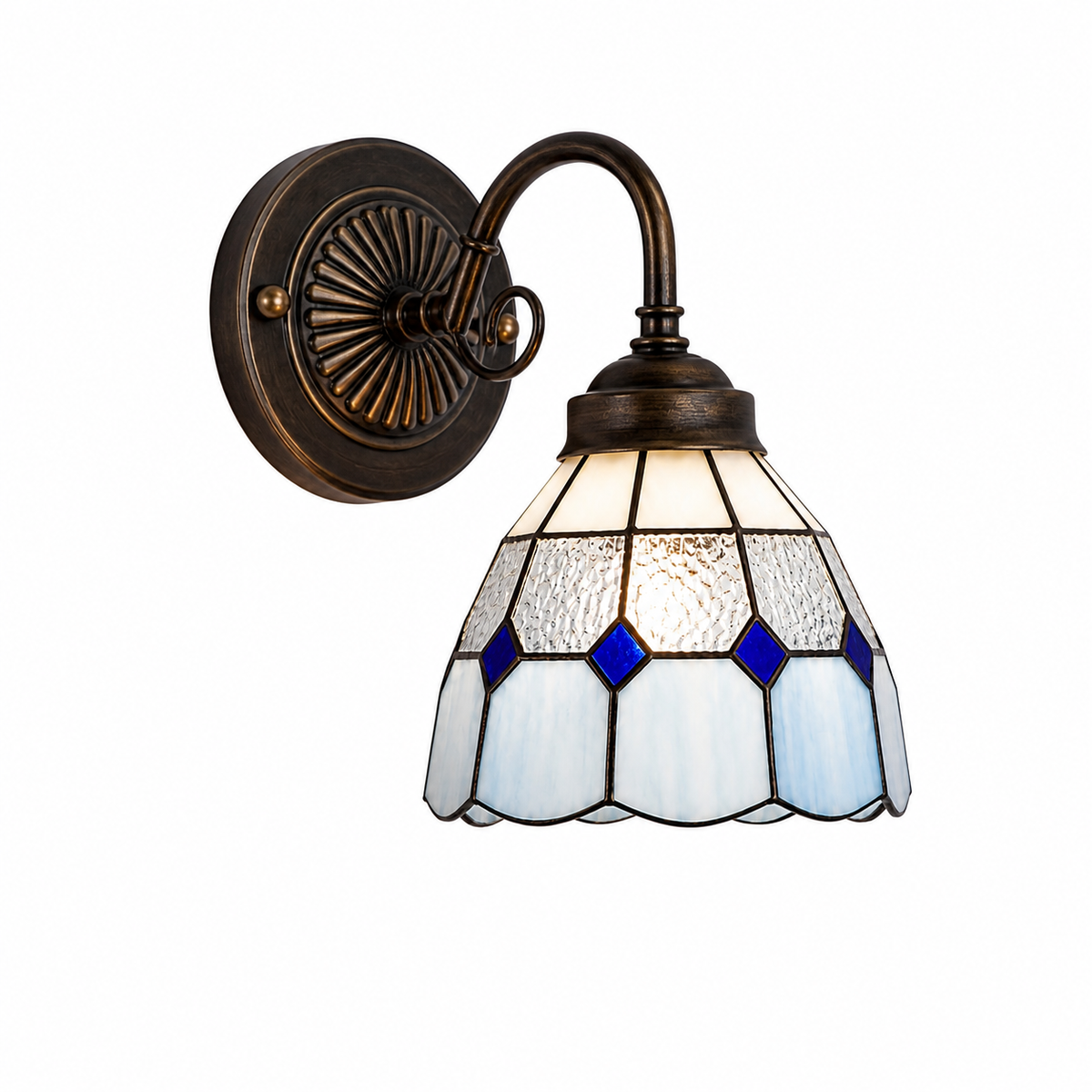 Lampe de chevet vintage colorée
