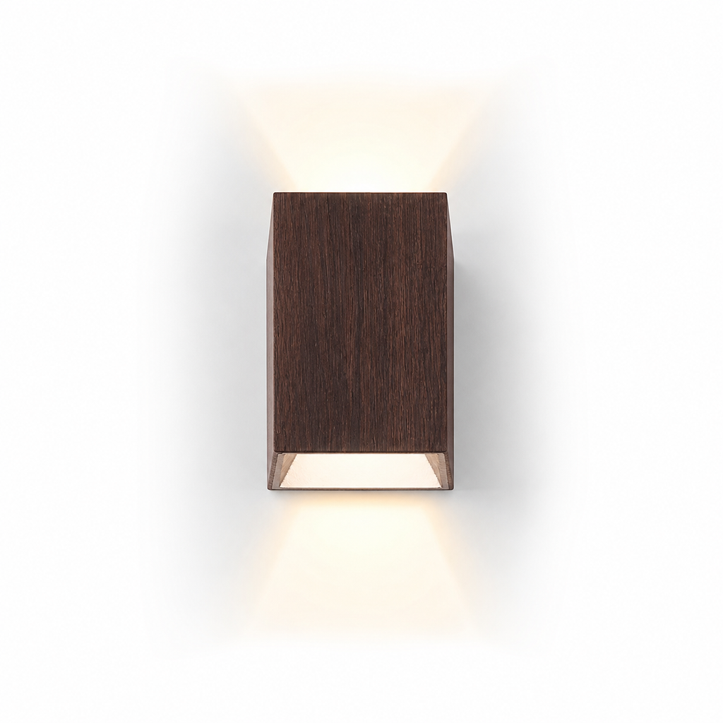 Lampe de chevet murale carré minimaliste