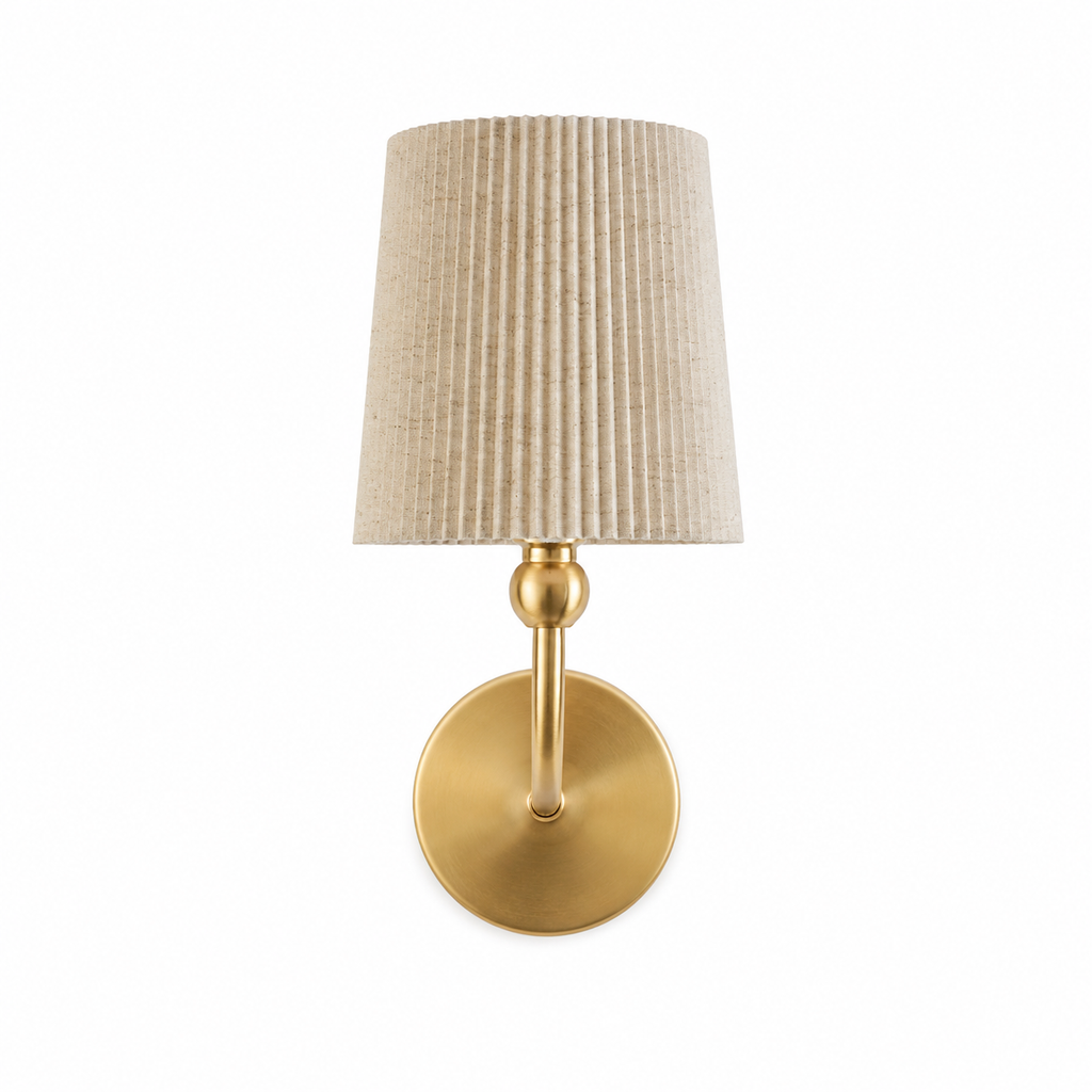 Lampe de chevet classique gold abat-jour