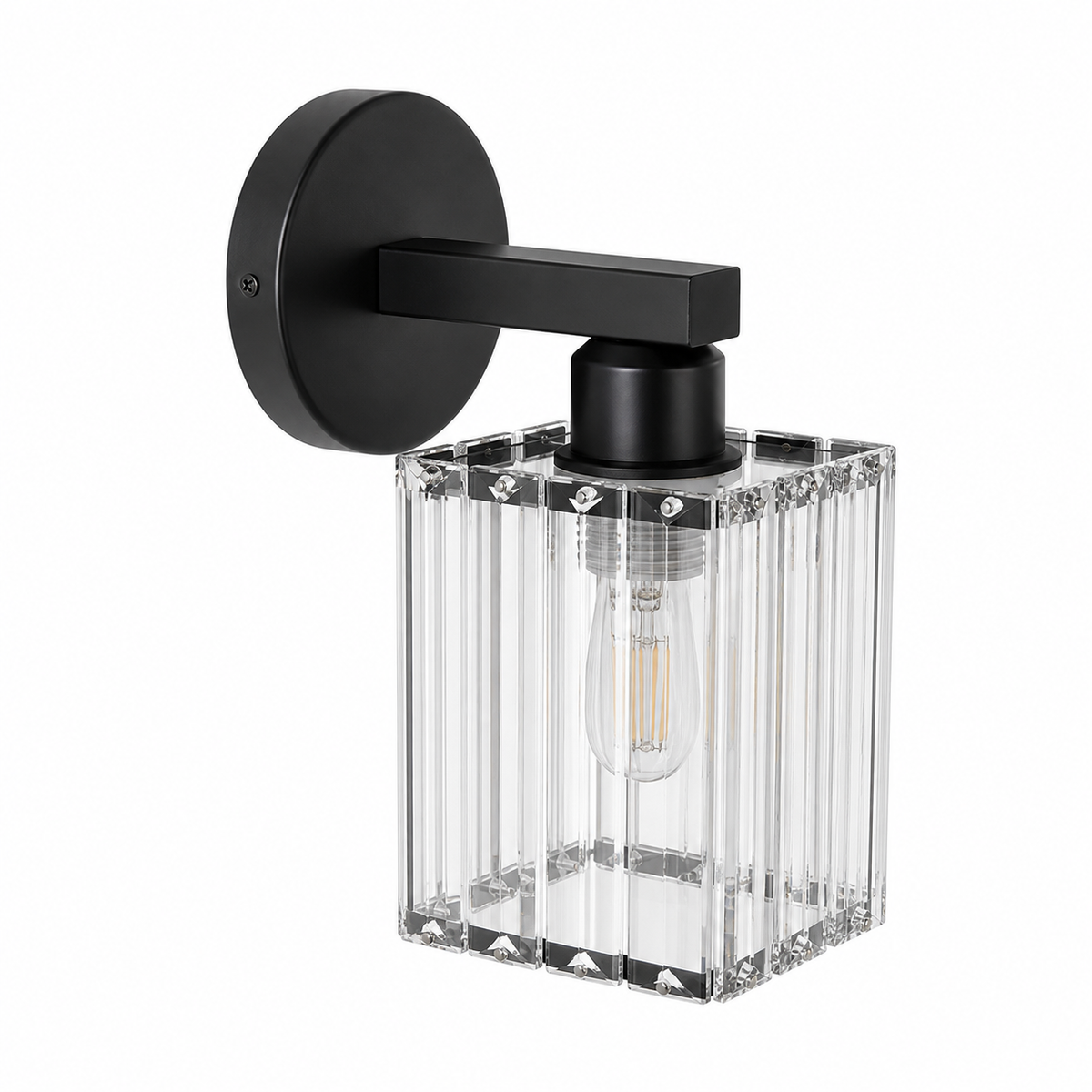 Lampe de chevet murale design verre