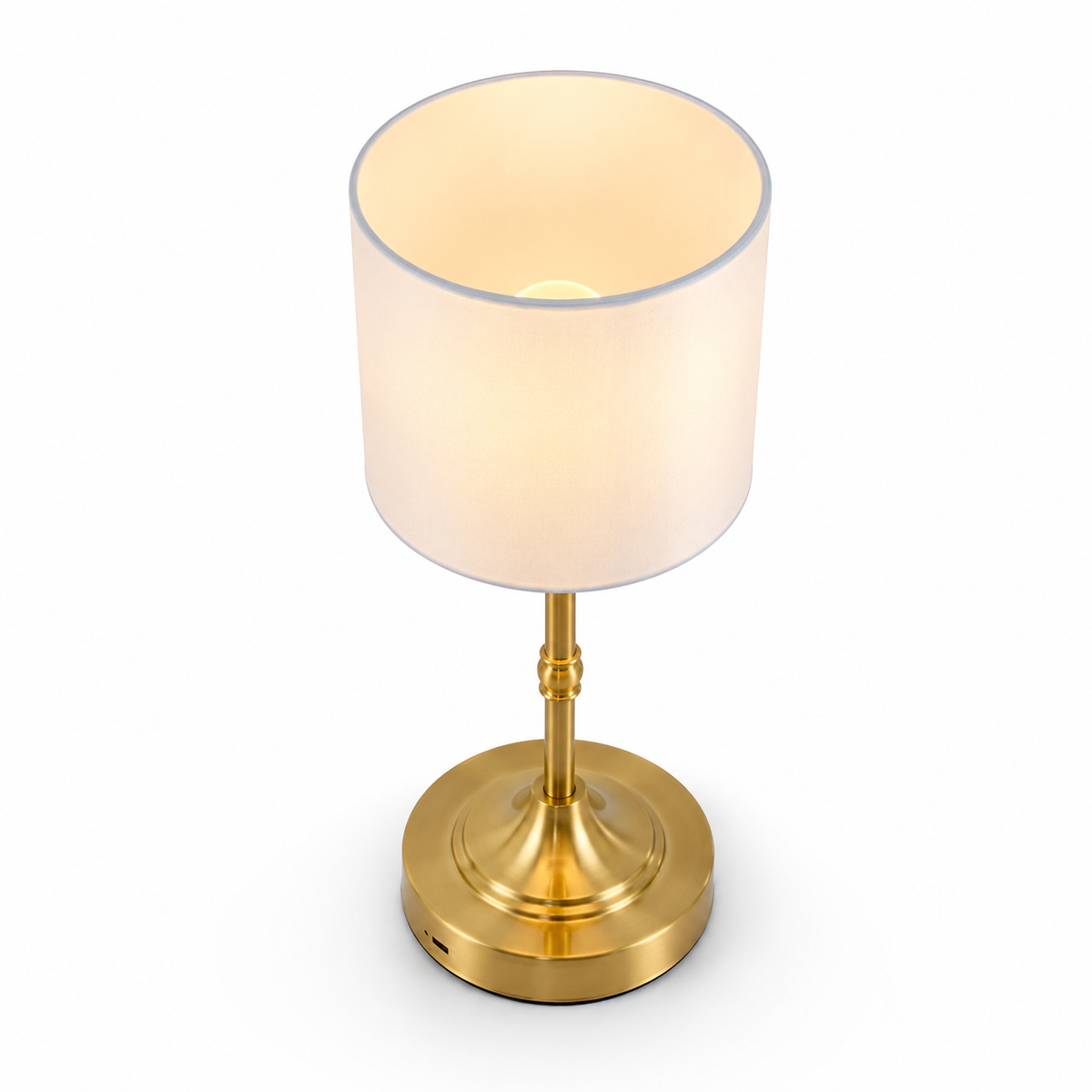 Lampe de chevet classique dorée