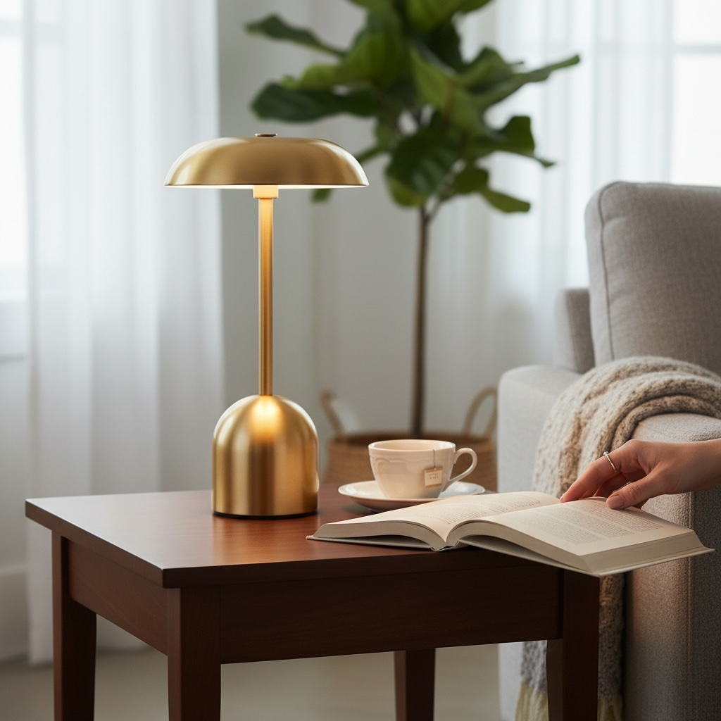 Lampe de chevet sans fil led moderne