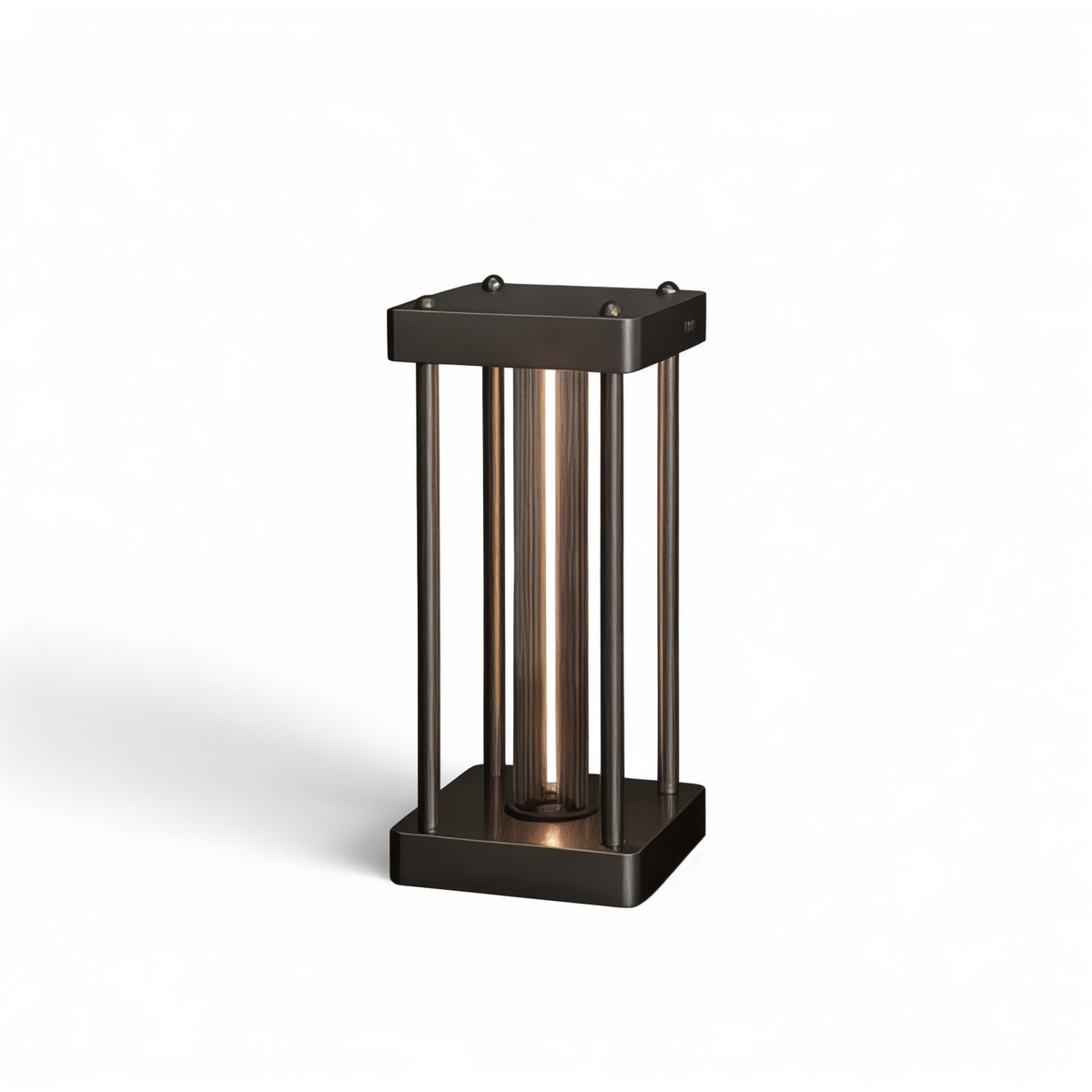 Lampe de chevet industriel noir
