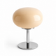 Lampe de chevet ovale acier