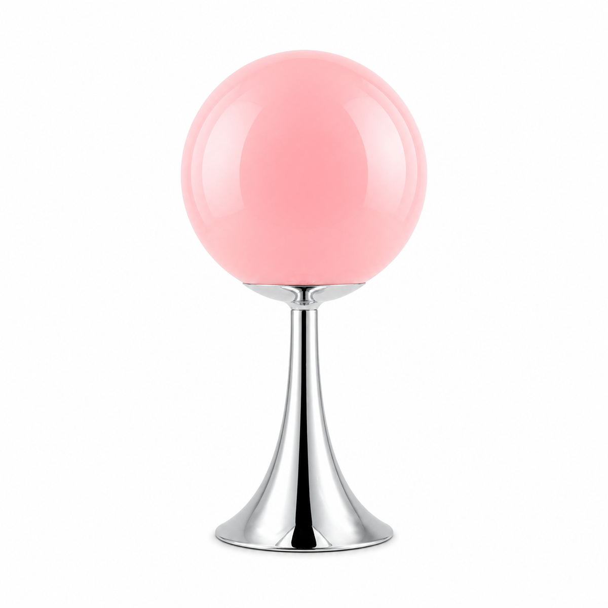 Lampe de chevet argenté