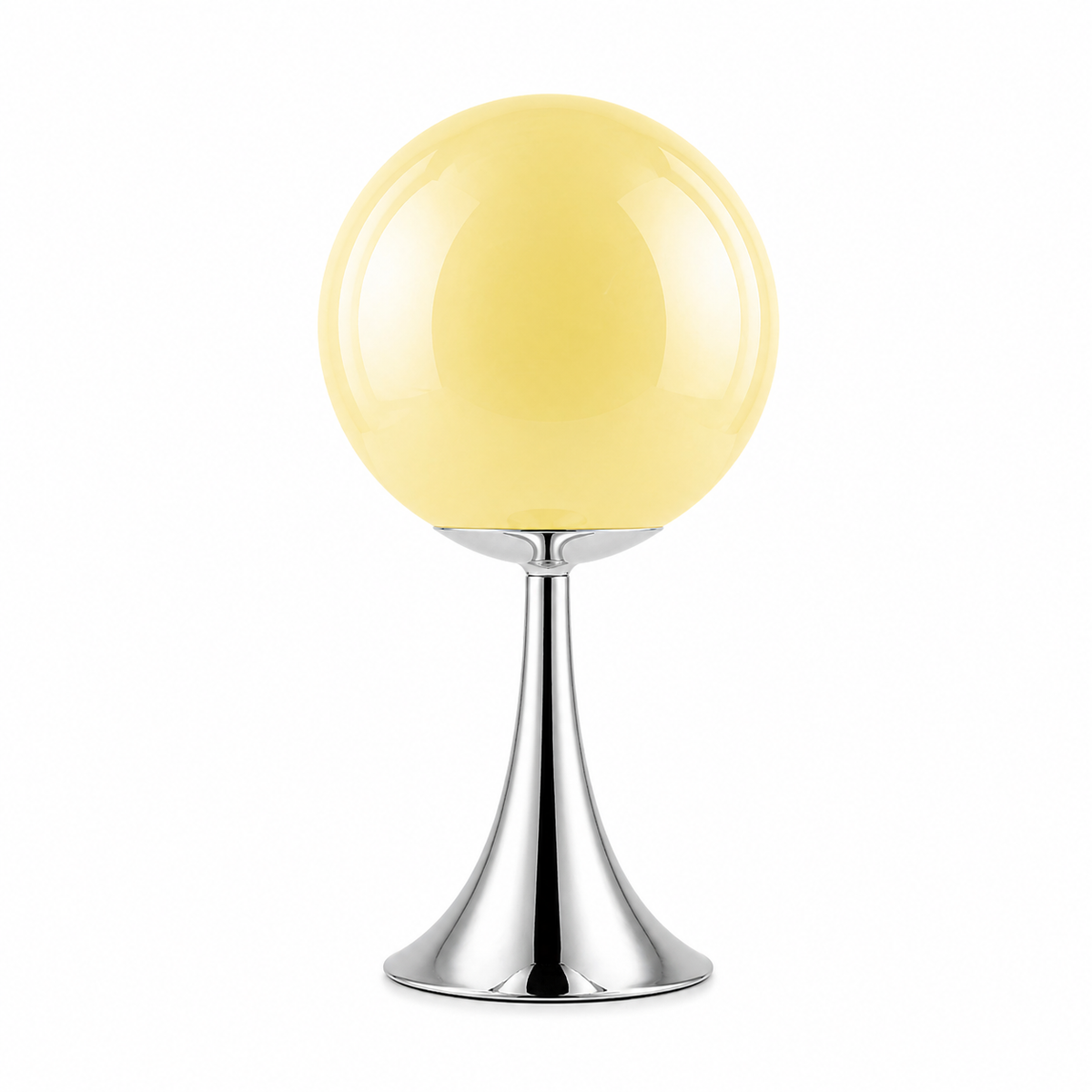 Lampe de chevet argenté
