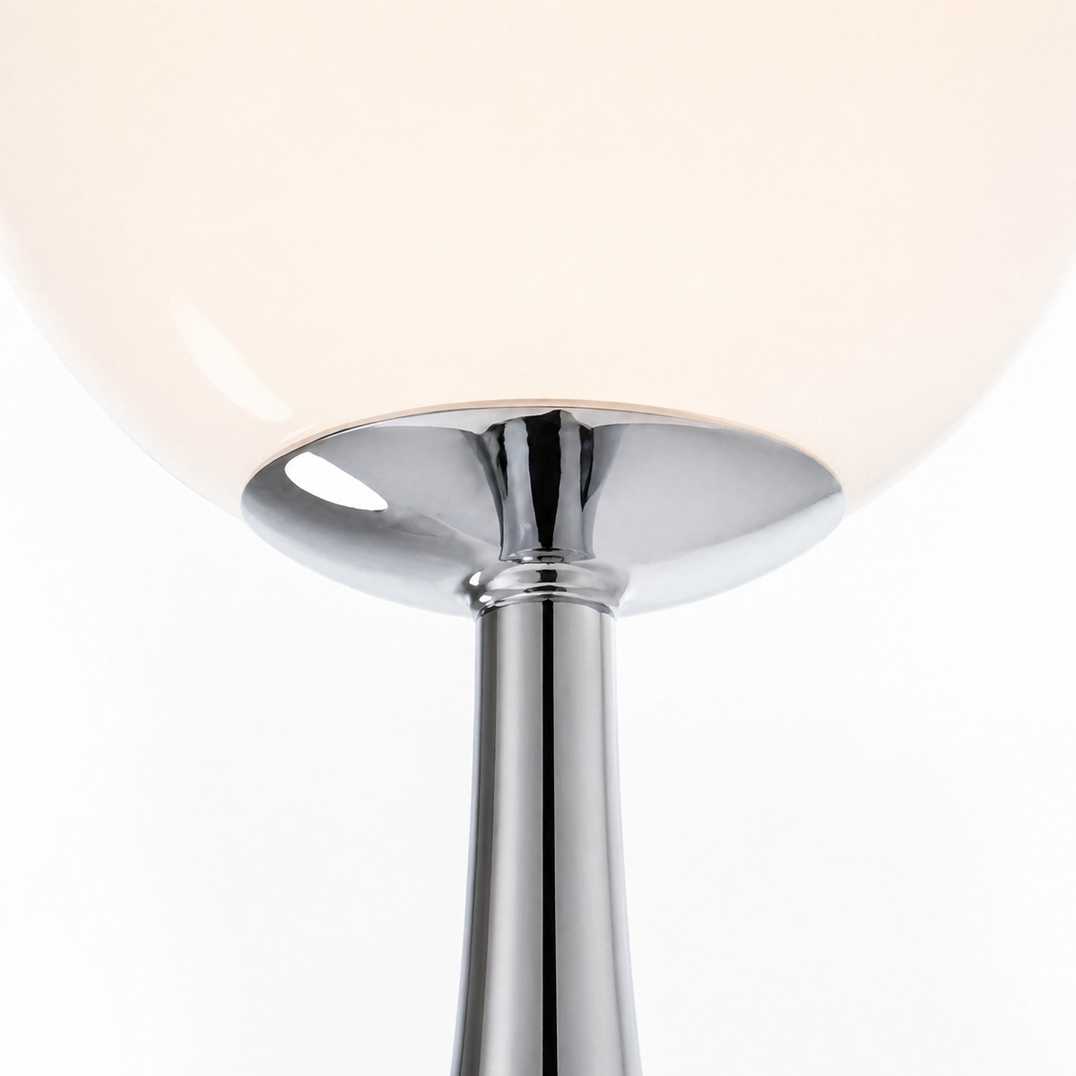 Lampe de chevet argenté