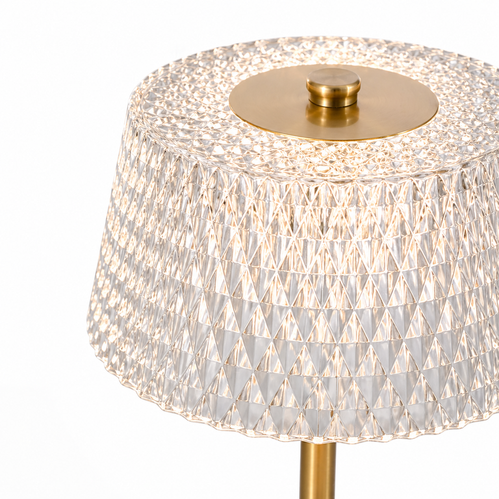 Lampe de chevet rechargeable design luxe