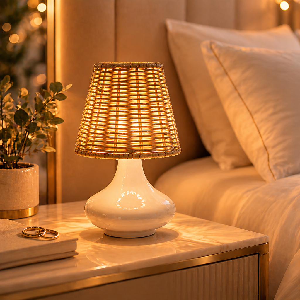 Lampe de chevet bambou