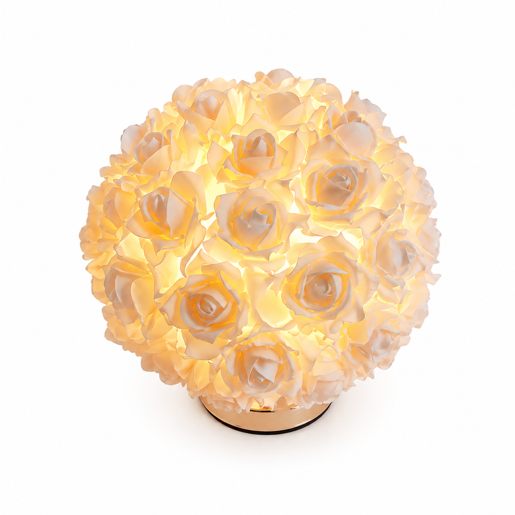 Lampe de chevet fleures