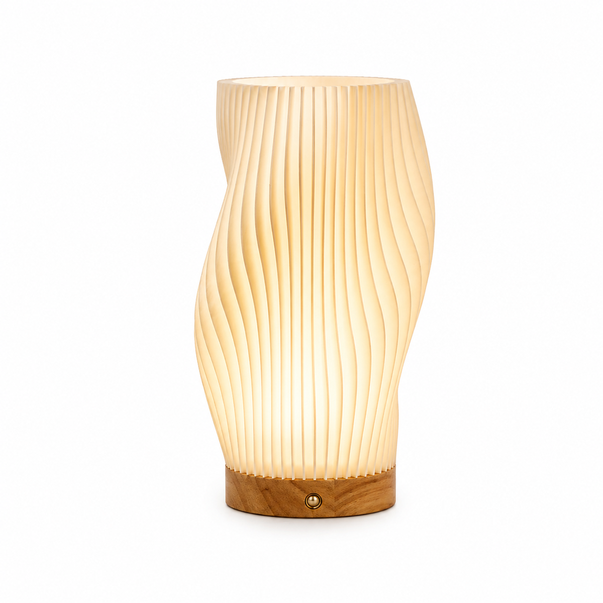 Lampe de chevet en bois moderne