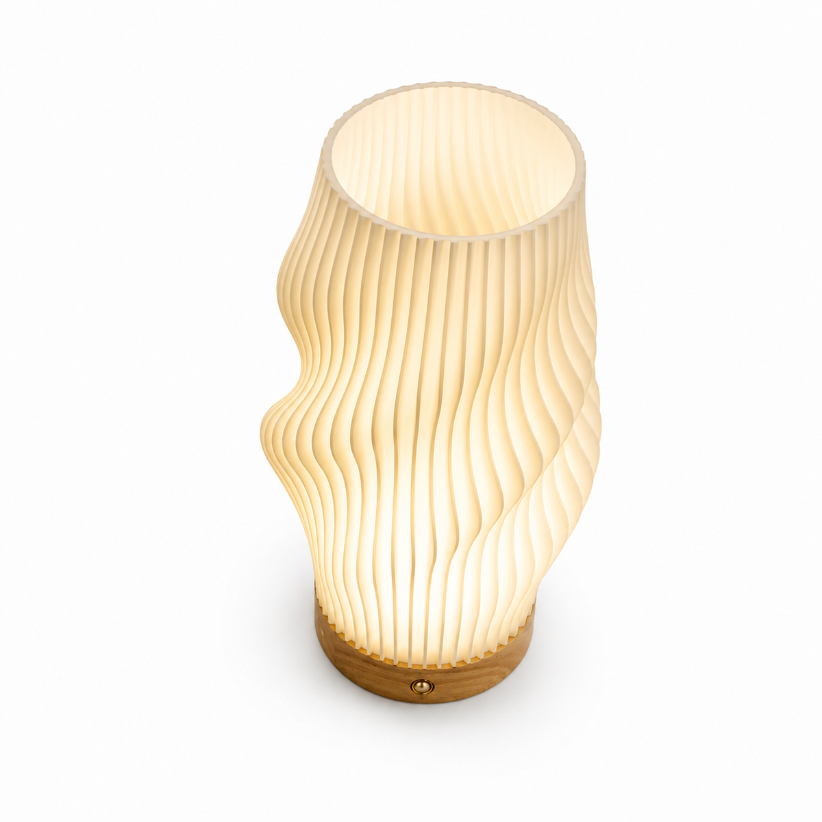 Lampe de chevet en bois moderne