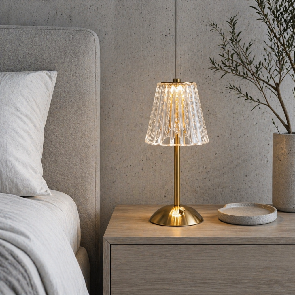 Lampe de chevet style luxe