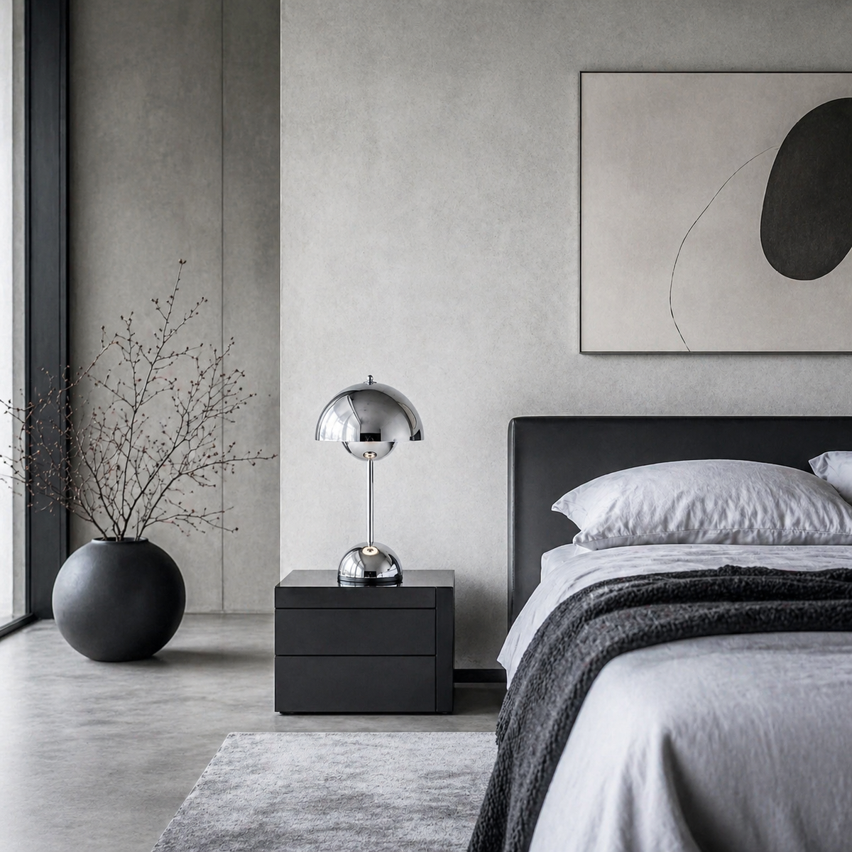 Lampe de chevet sans fil scandinave