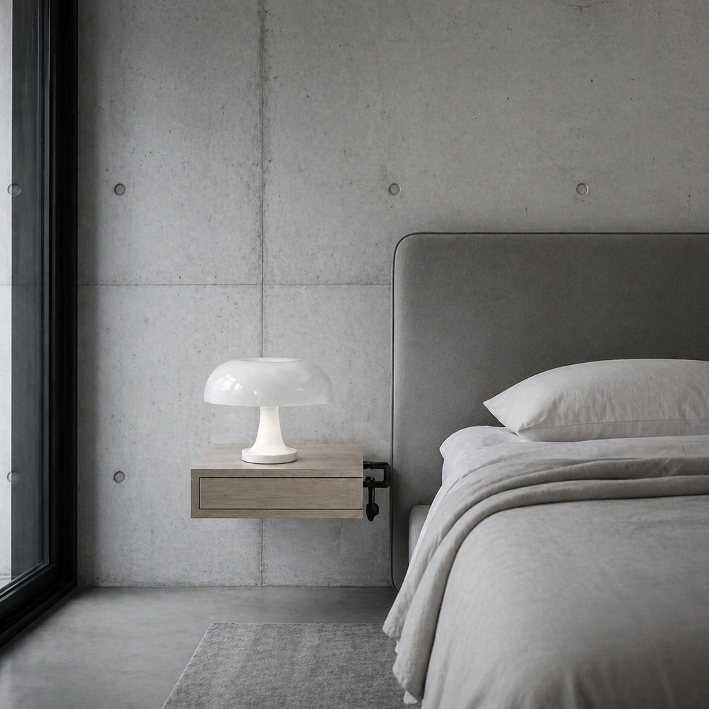 Lampe de chevet champignon design