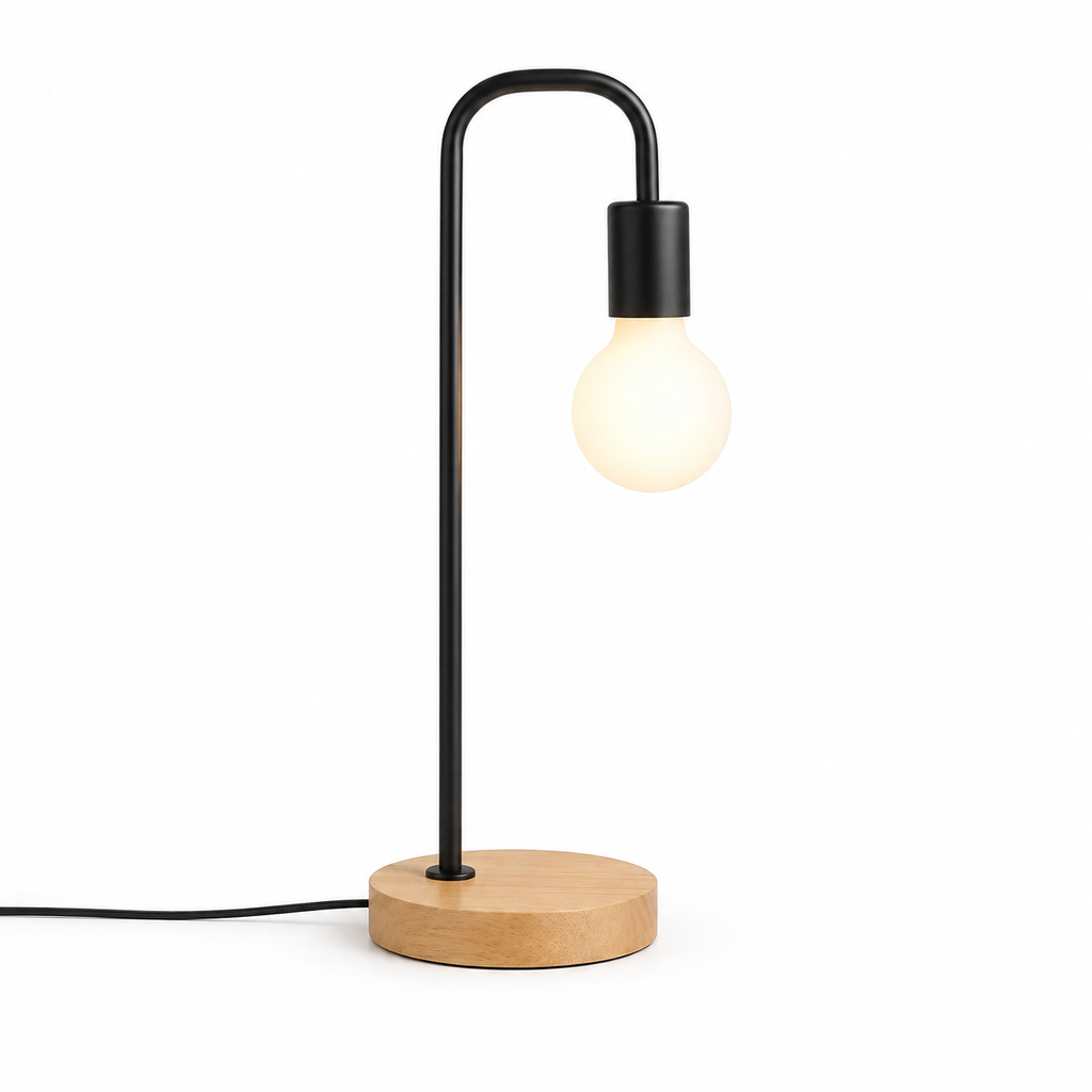 Lampe de chevet industriel