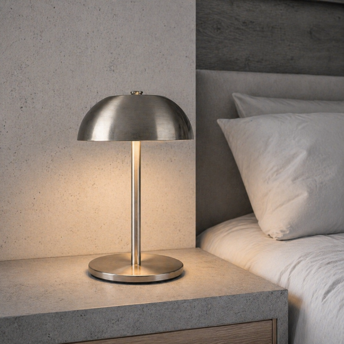 Lampe de chevet champignon tactile