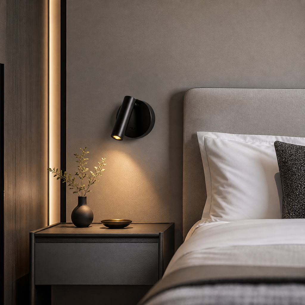 Lampe de chevet murale liseuse design