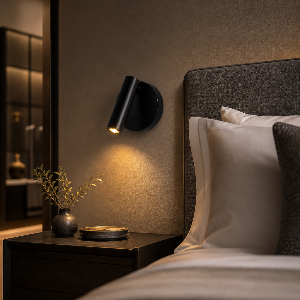 Lampe de chevet murale liseuse design