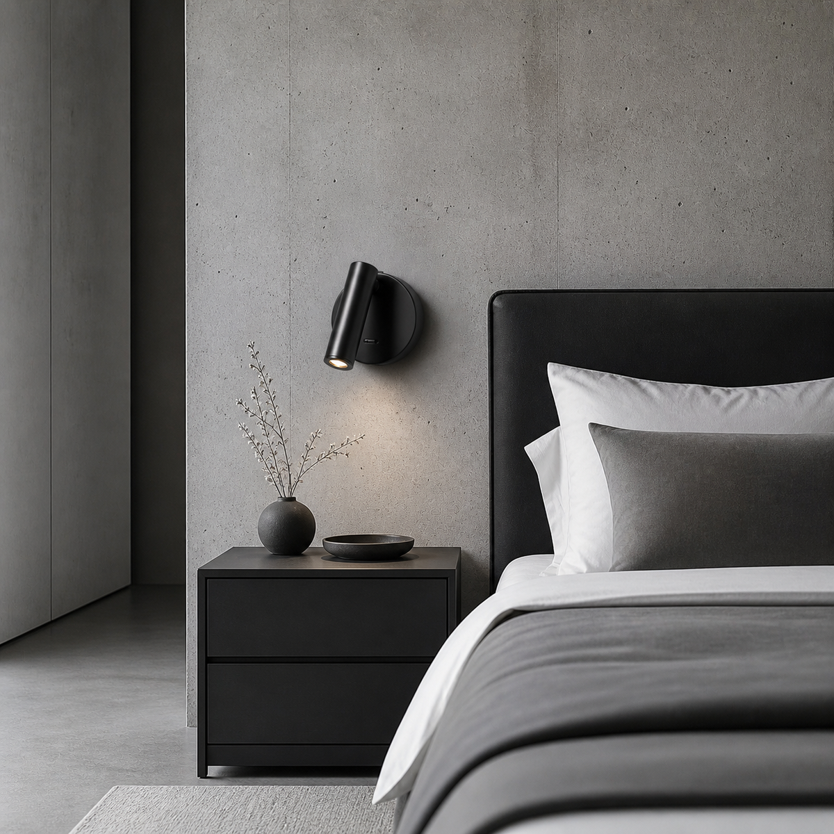Lampe de chevet murale liseuse design
