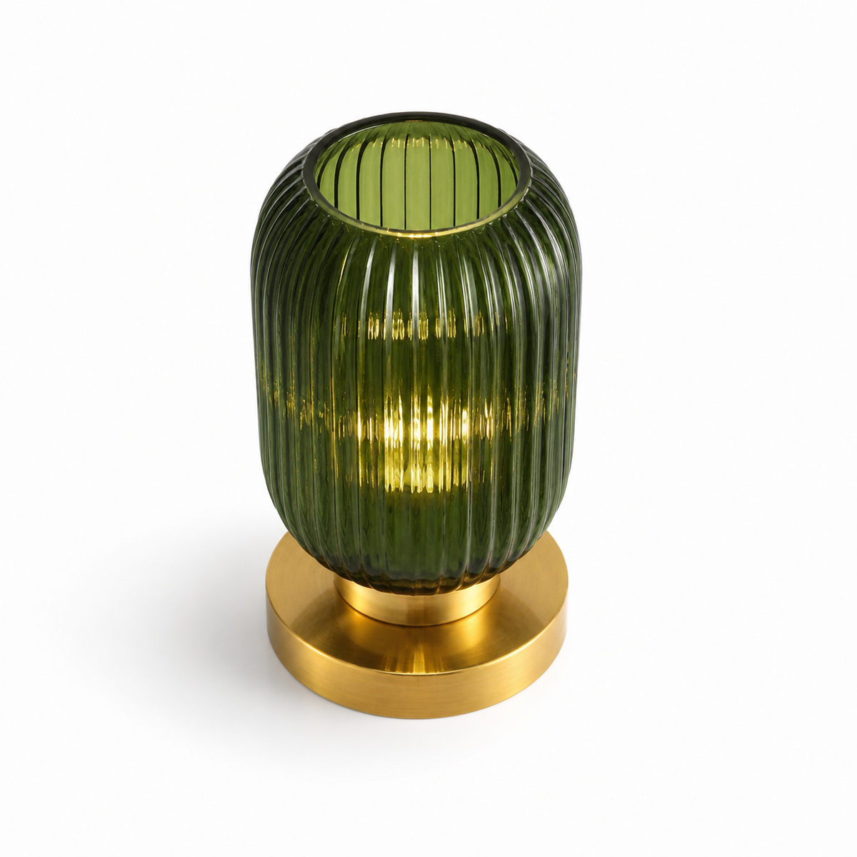 Lampe de chevet design en verre