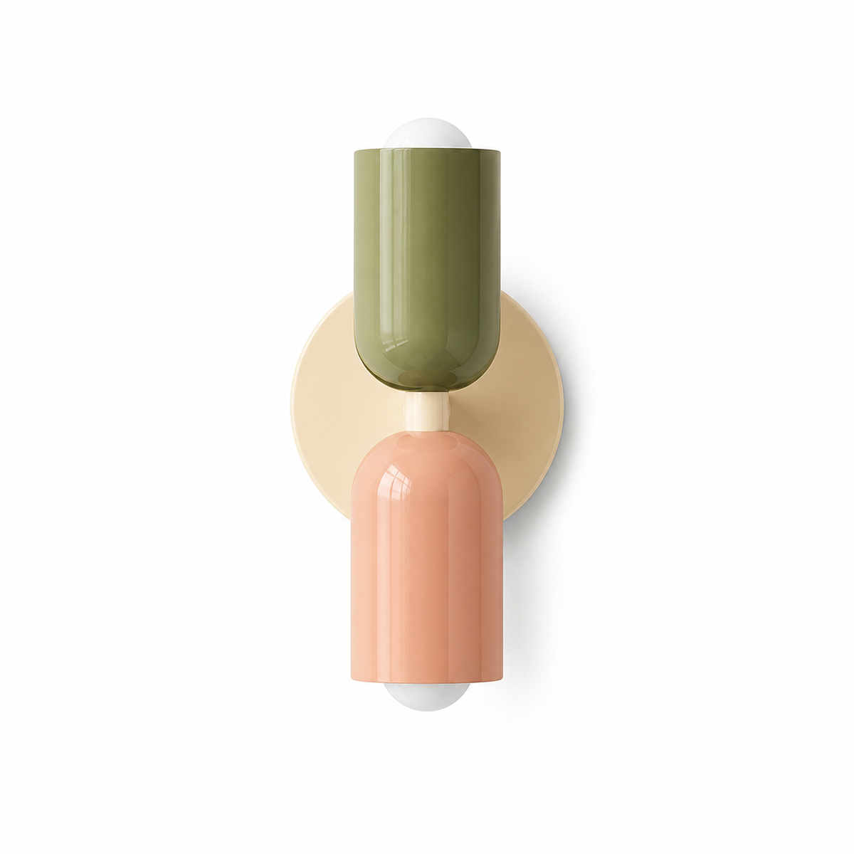Lampe de chevet design double ampoule