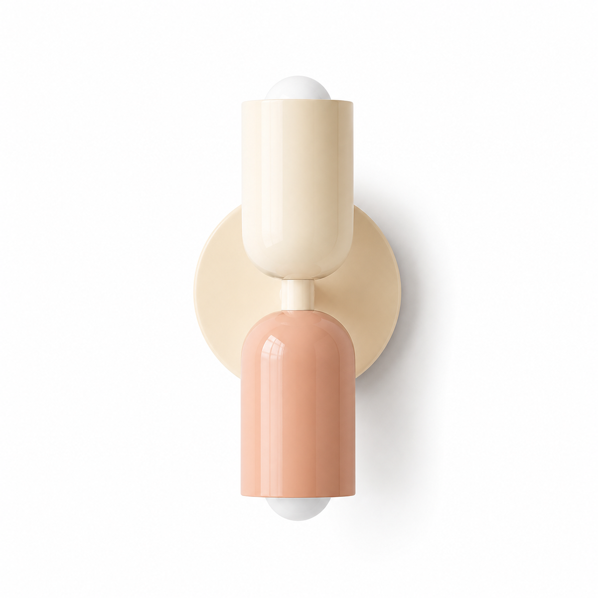 Lampe de chevet design double ampoule