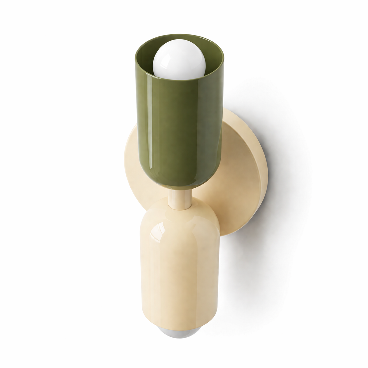 Lampe de chevet design double ampoule