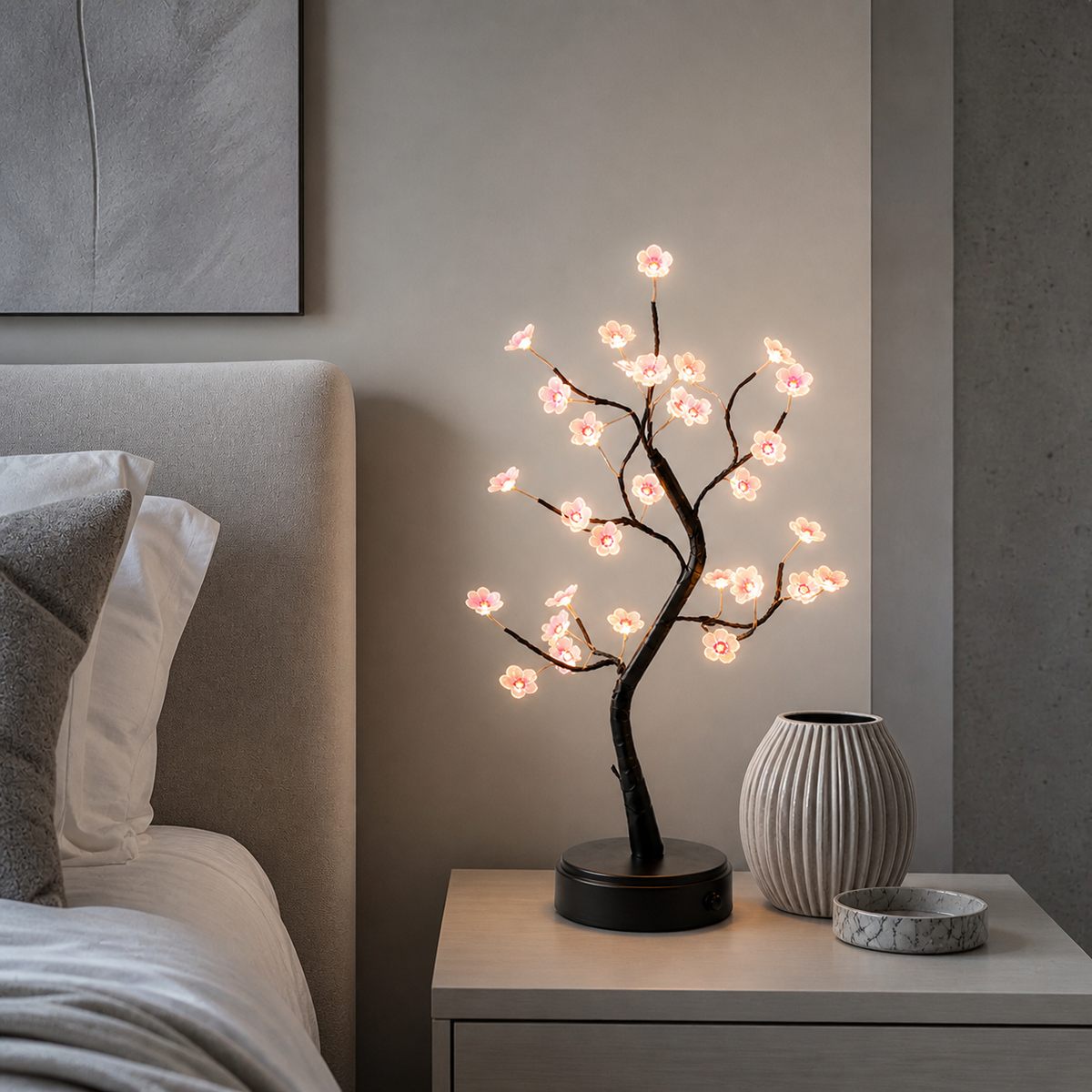Lampe de chevet arbre Led