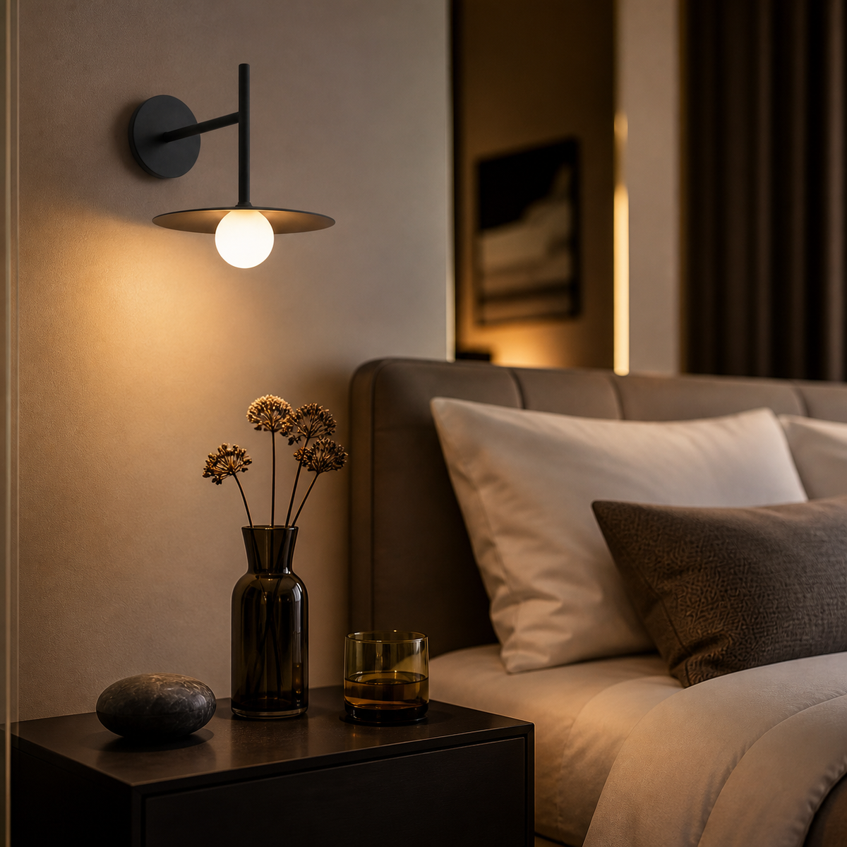 Lampe de chevet moderne Led
