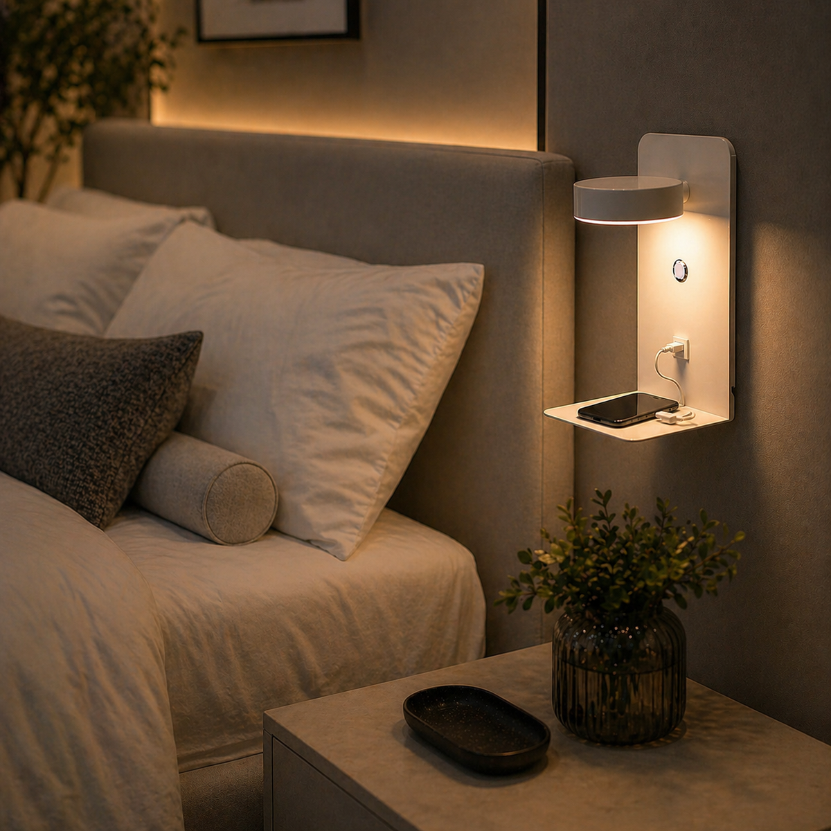 Lampe de chevet murale moderne