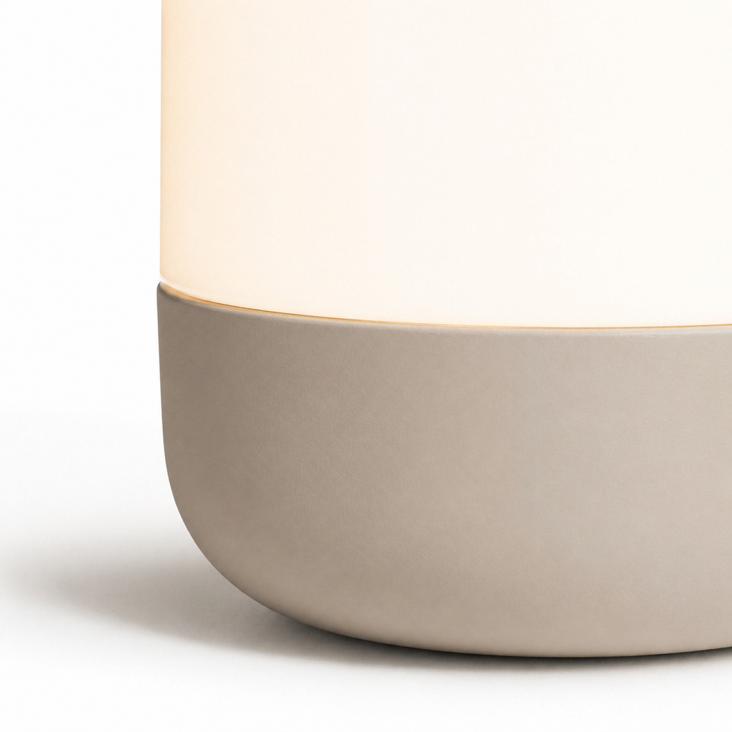 Lampe de chevet sans fil blanche