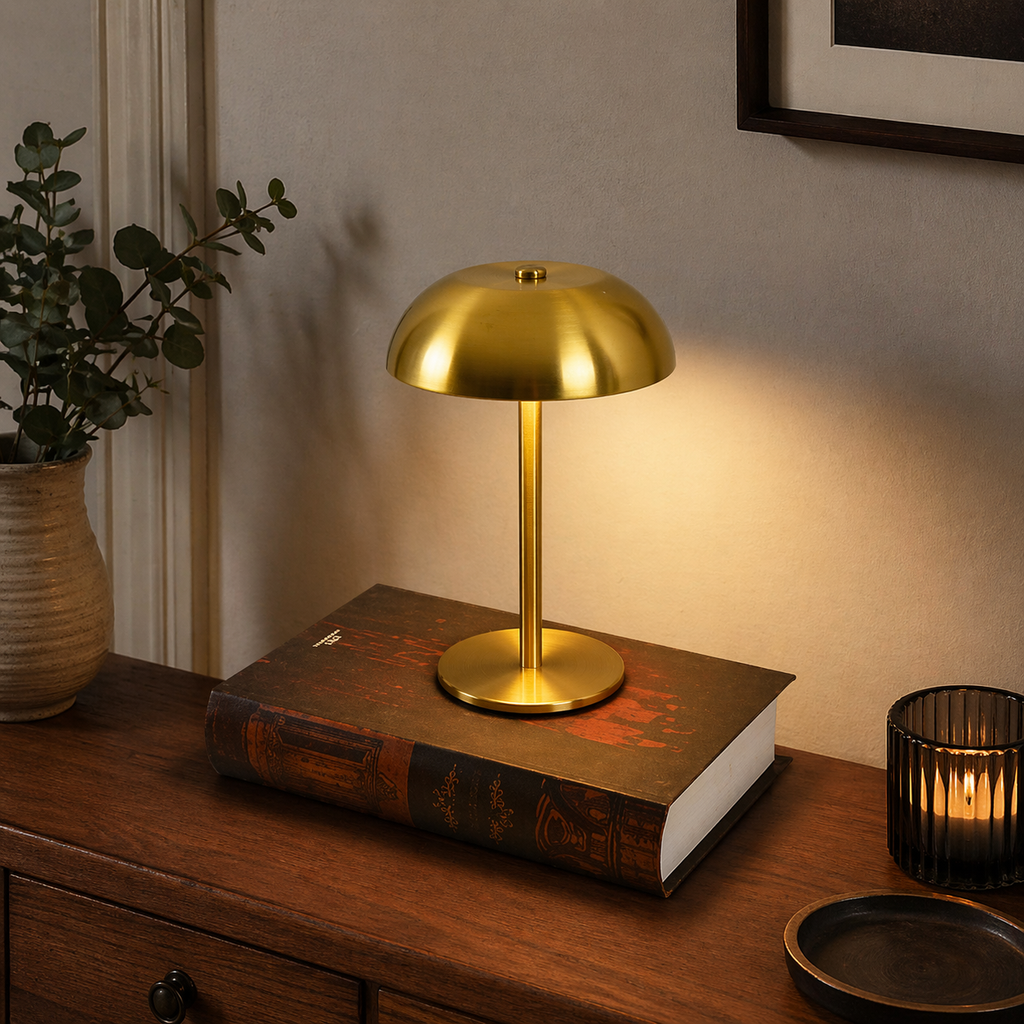 Lampe de chevet champignon tactile